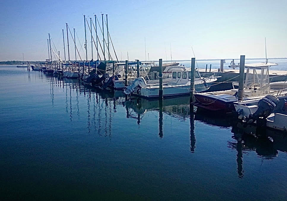 The current single stick dock marina is being considered for a two stick dock conversion.