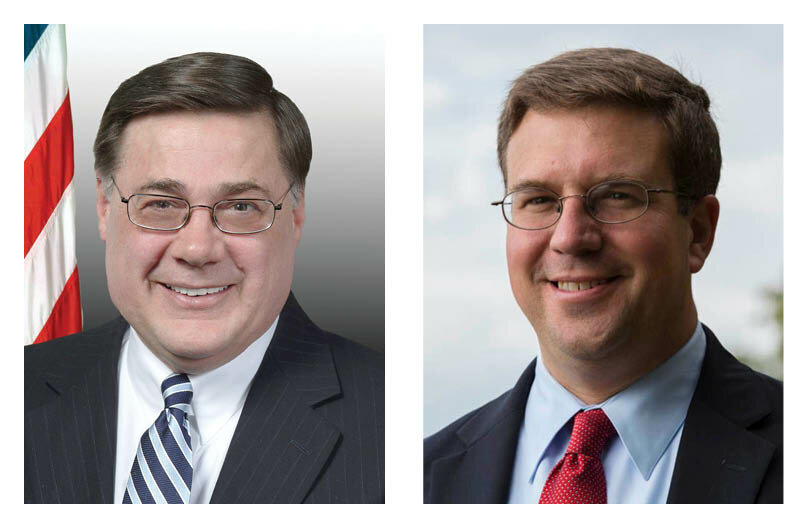 ED ROMAINE (R) and DAVE CALONE (D)